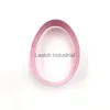 Easter eggs coloured cookie cutter for baking biscuit