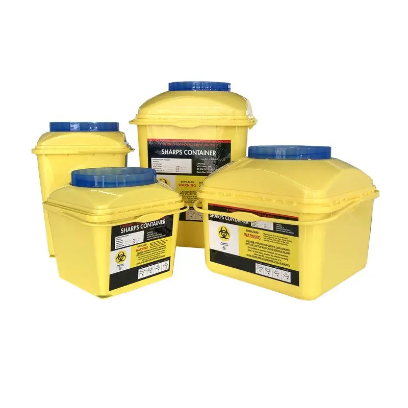 Sharps Container Biohazard Needle Disposal Store Waste Box Medical Sharp Container