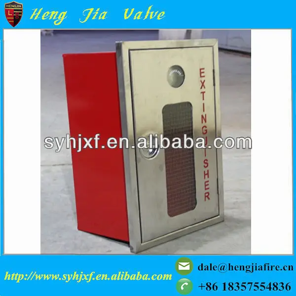 Embedded Type Stainless Steel Fire Extinguisher Cabinet Fire Hose