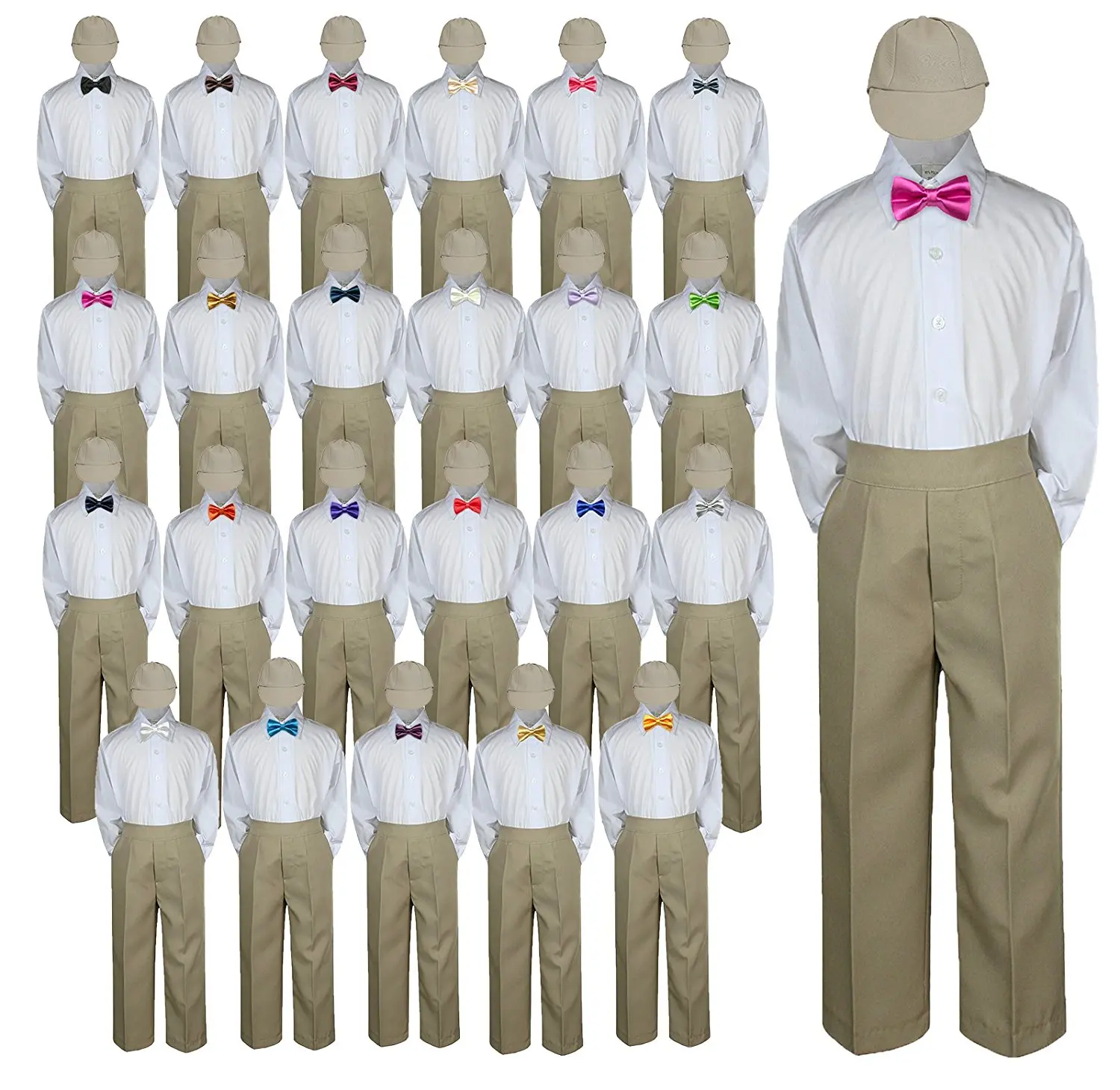 Cheap White Shirt Black Tie Khaki Pants, find White Shirt Black Tie