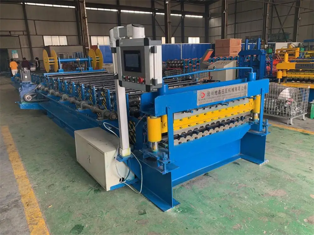 Double Layer Roof Automatic Tile Roll Making Forming Machine for Trapezoidal Type