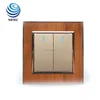 Wooden frame Large button wall switch socket