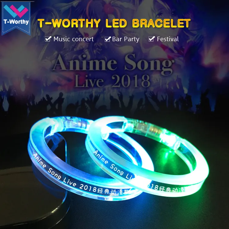 Acrylic led bracelet (7)