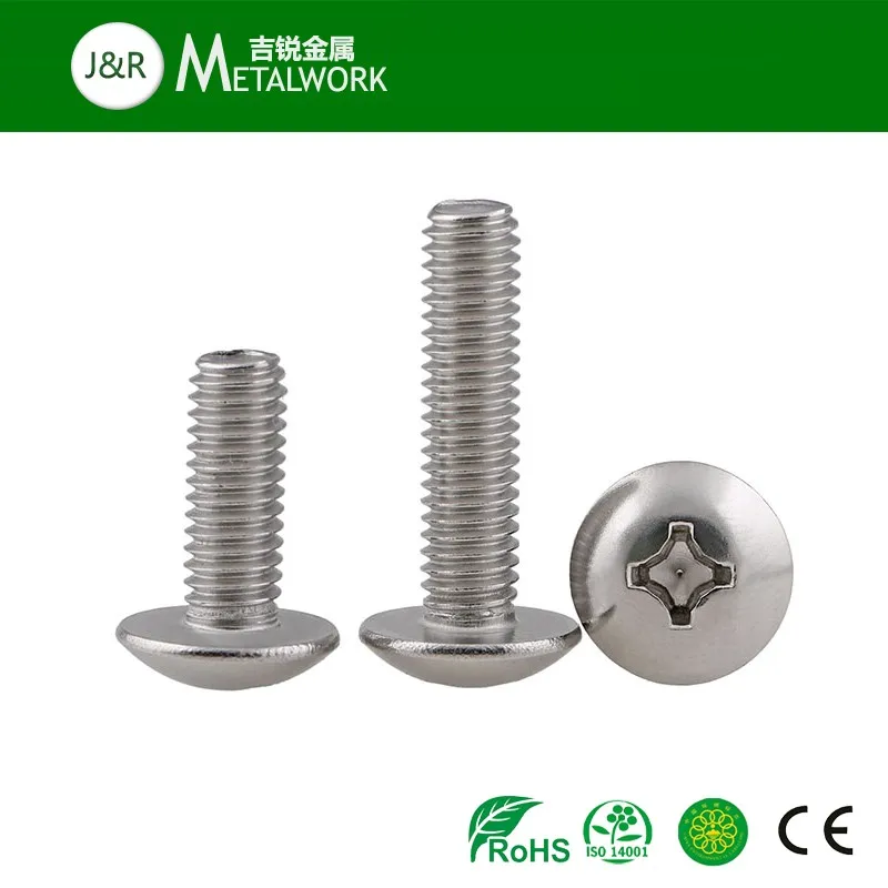 Ss304 Ss316 Stainless Steel Truss/mushroom Head Screw - Buy Mushroom ...