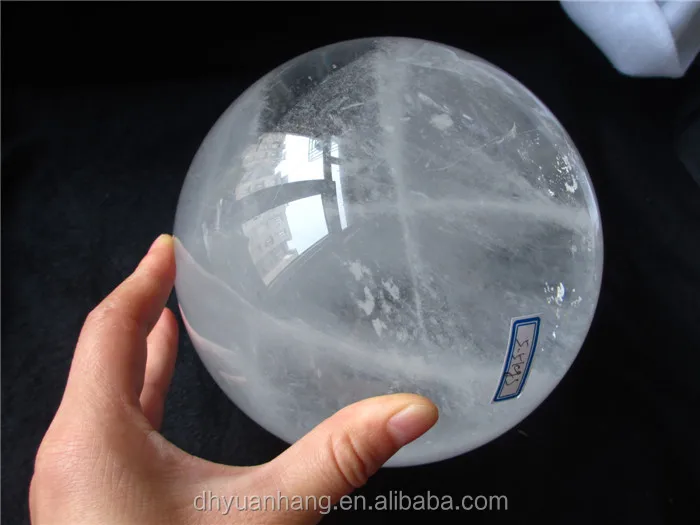 Natural Quartz Clear Magic Crystal Healing Ball Sphere 100mm ball seat 