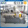 plastic granules manufacturing process/waste recycling plastic production line/air cooling extruder for caco3 filler masterbatch