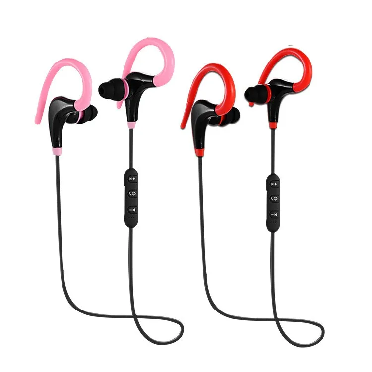 China wholesale stereo ear hook style blue-tooth earphone with customized color and logo - ANKUX.COM