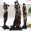 Life Size Modern Design Bronze Artist Musician Man Statue for Sale