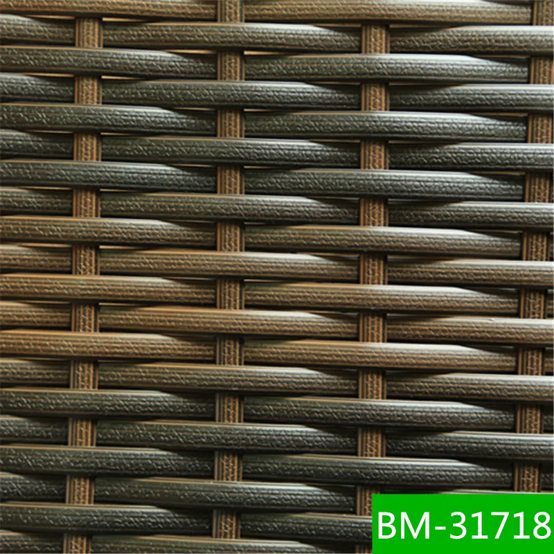 Garden Round Pvc Weaving Wicker Material For Coffee Table Outdoor