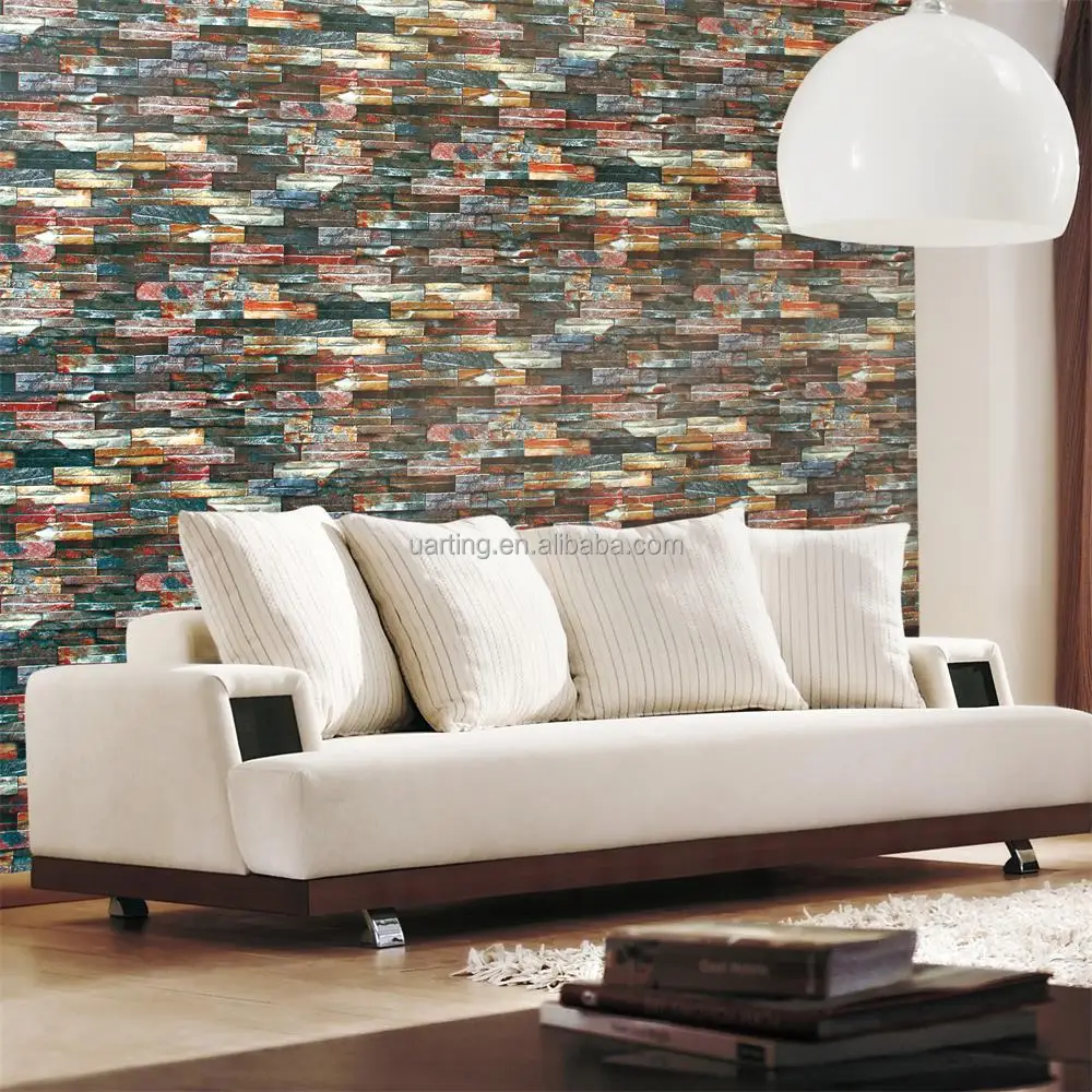 3d baksteen en steen behang/korea baksteen behang voor home ... Wallpaper steen