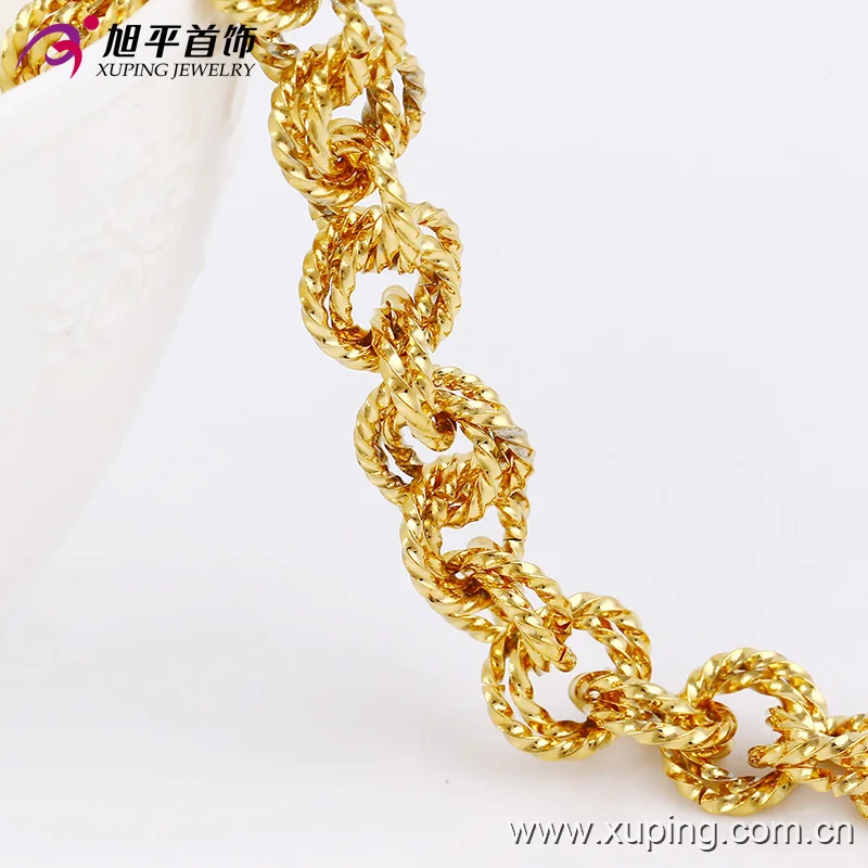 74136 Xuping Designer Latest Style Fashion Dubai Gold Jewelry Ladies