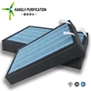 standard Chinese cabin air filter with charcoal and correct air flow direction