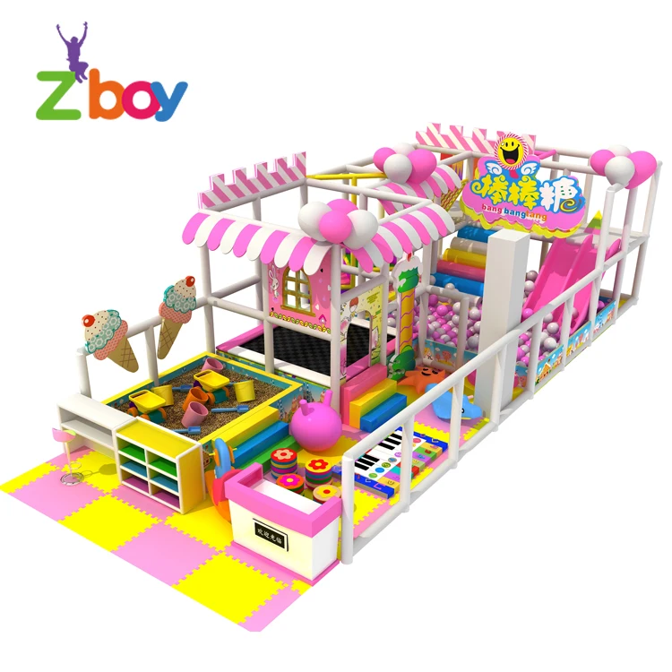 Commercial Amusement Park Customized Kids Play Games Area Indoor