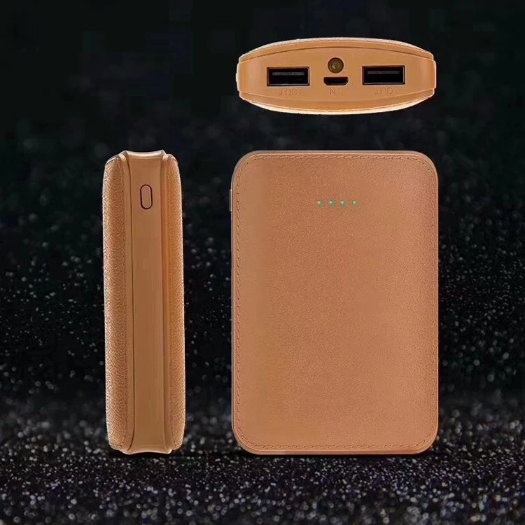 leather power bank 6000mah