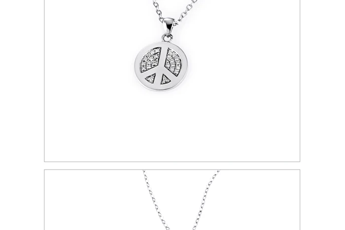 Angel's wing design silver uncut diamond necklace sets