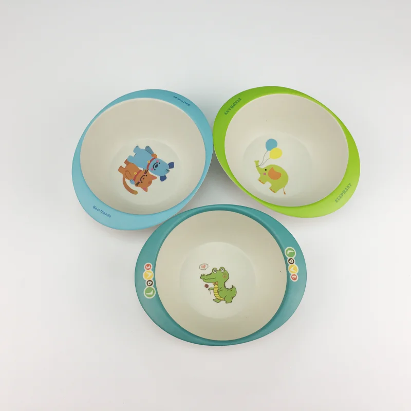Cute Design Melamine Bamboo Fiber Baby Bowl Kids Bowl Buy Bamboo Baby