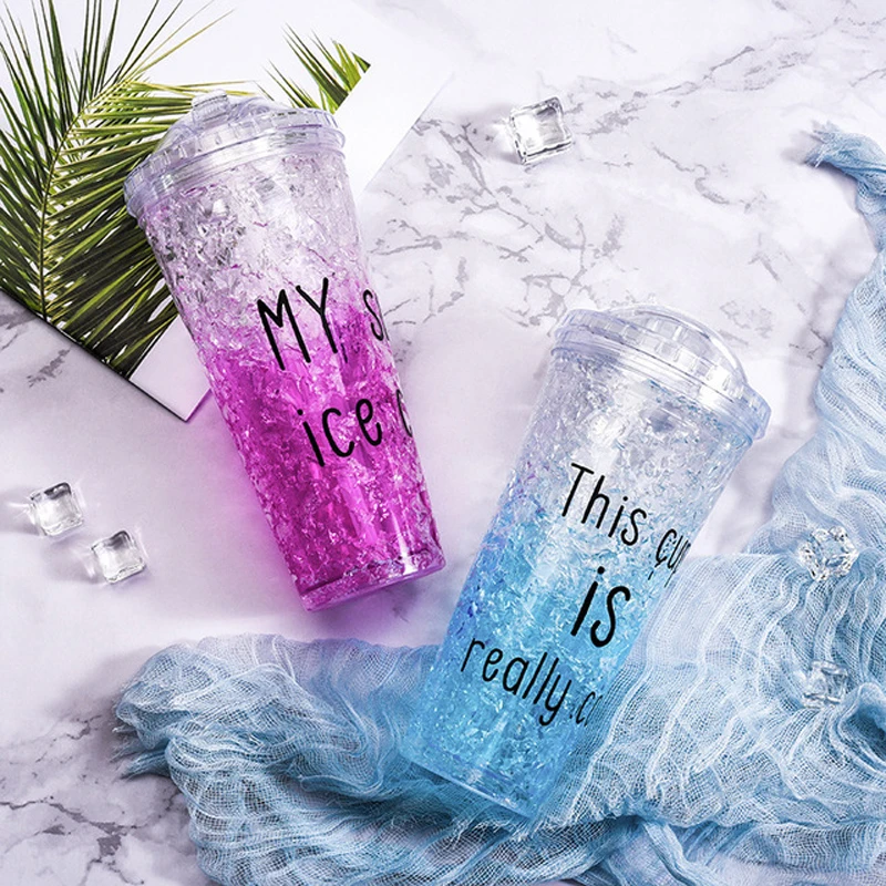 Freezing Gel Crystals Tumbler,Keep Beverage Cold Freezer Mug Buy