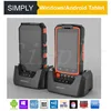 Simply W88 4 inch IP65 RFID nfc writer/reader with Android 4.4.2 Dual core 5000mAh 1D/2D barcode reader
