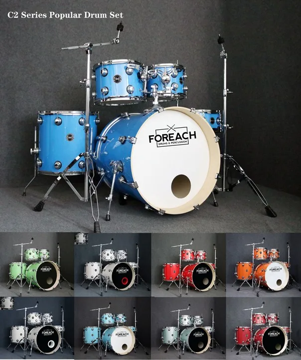 Hot Sale Foreach Wrapped Acoustic Drum Set Drum Kit Buy Drum Set,Drum