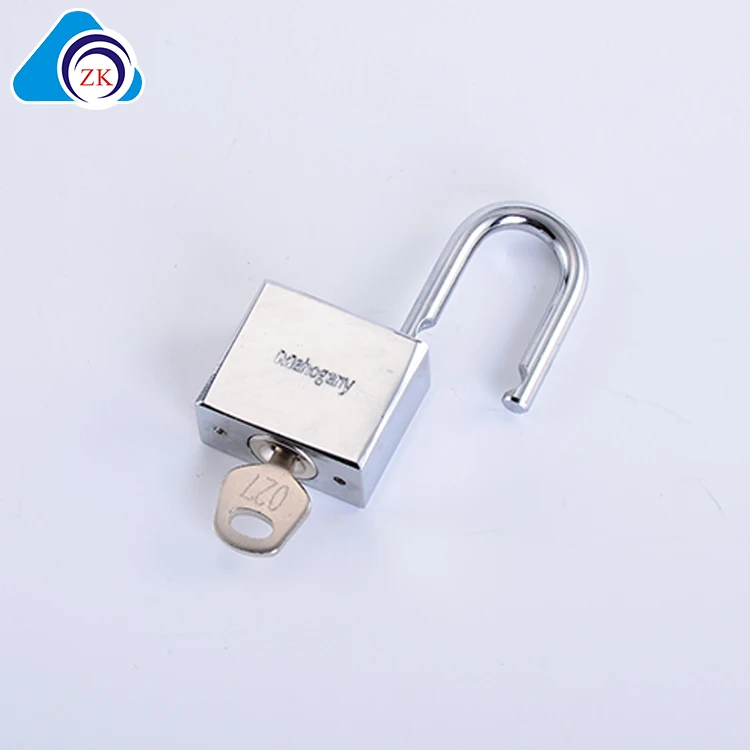 small stainless steel padlock