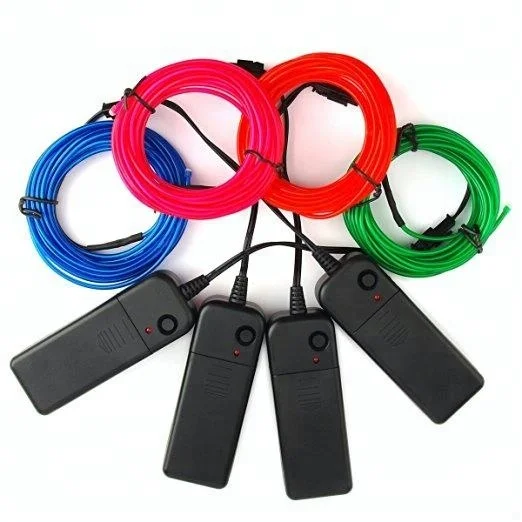 high brightness led strip el flash wire el light up cable