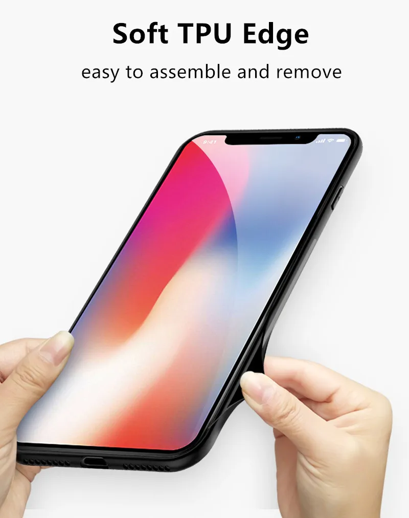 Luxury Cartoon Comics Luminous Tempered Glass Phone Case for iPhone XS MAX XR 8 7 6s Plus 7Plus 8Plus Logo Coque Ironman Cover