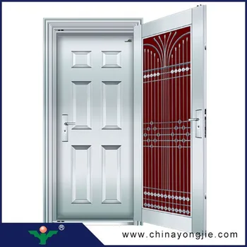 Modern house stainless steel glass door holding clamp Standard size stainless steel indian house main gate designs
