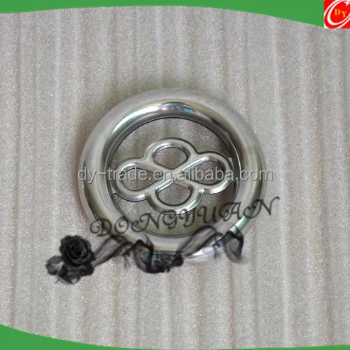 SS 304 stainless steel rosettes for door hardware, metal decorative flowers for gate accessories