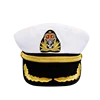 Festival show labeled embroidered navy captain's hatNavy Cap Customization