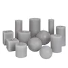 Cheap Best Selling Multi-color Paraffin Wax Rustic Pillar Candle