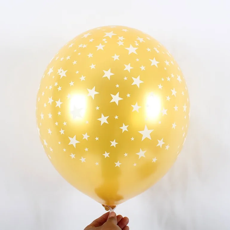 12 Inch Printed Exploding Star Latex Airship Free Balloons Buy Latex