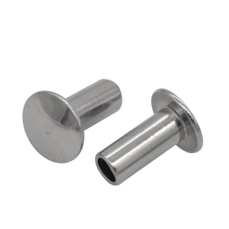 China Factory Oval Head Semi-tubular Rivet 304 Stainless Steel Rivets ...