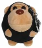 Mini soft plush jungle animal toys stuffed monkey keychain