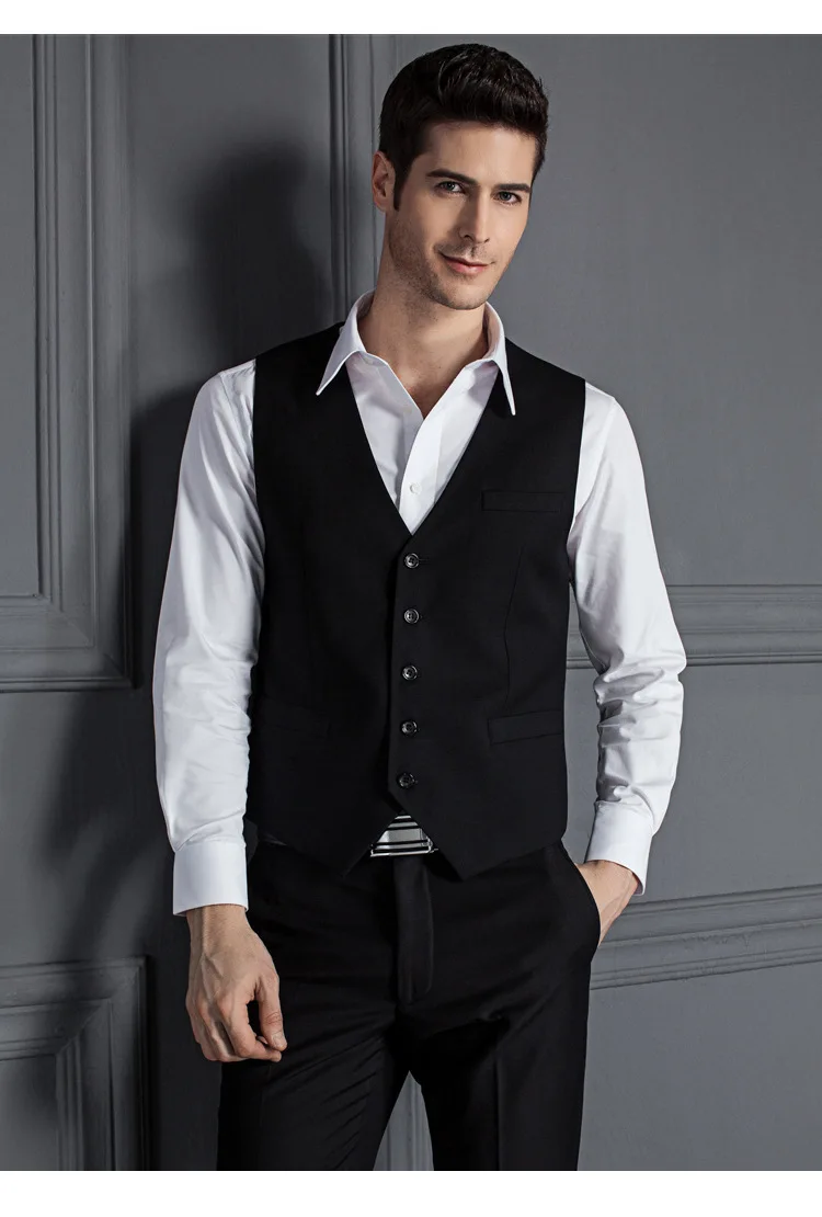 Wholesale China Import Wool Blend Mens Suit Vest Latest Waistcoat ...