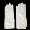 White Cotton Gloves three lines