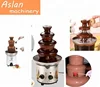 stainless steel chocolate fountain for cookie /hot chocolate dispenser/household chocolate fountain for celebration