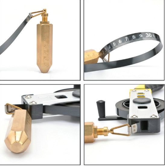 Oil Tank Measure Tape,Stainless Steel Oil Dipping Sounding Measuring