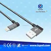 1.5m braided usb cable micro usb charging cable for android,iphone