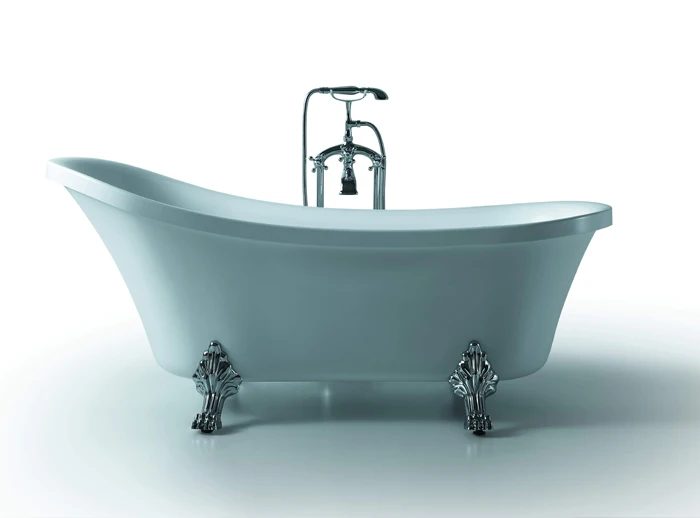 Red Color Acrylic Bathtub With Legs Buy Bathtub With Four Legs