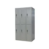 Customized 6 door metal gym school locker with desk office home Multi-door multi-purpose storage cabinet