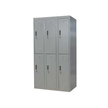 Customized 6 Door Metal Gym School Locker With Desk Office Home Multi Door Multi Purpose Storage Cabinet Buy Cheap Gym Metal Lockermetal Storage