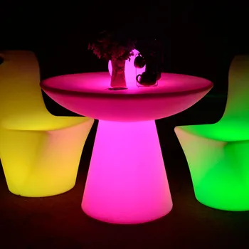 Amazing Colorful Outdoor Led Light Up Plastic Furniture Dining Amazing Colorful Outdoor Led Light Up
