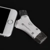Free sample External 4 in 1 Multi Function Memory SD/TF Card Reader Data Transfer Charging OTG Driver for iPhone iPad