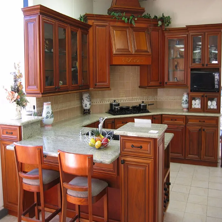 Whole Teak Wood Kitchen Cabinets Set Prices in India