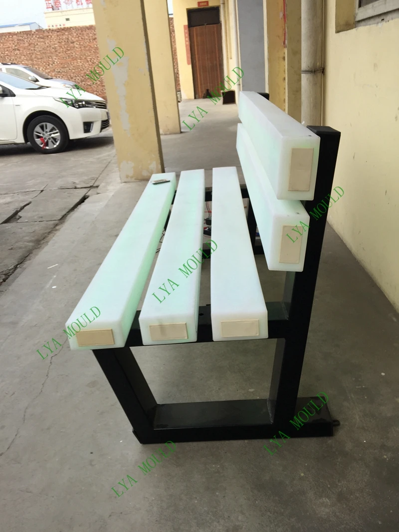 led garden bench