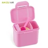 Portable BPA Free Baby Milk Powder Dispenser Container with divided function