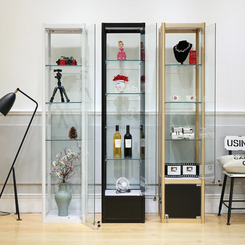 High Quality Luxury Transparent Glass Jewelry Display