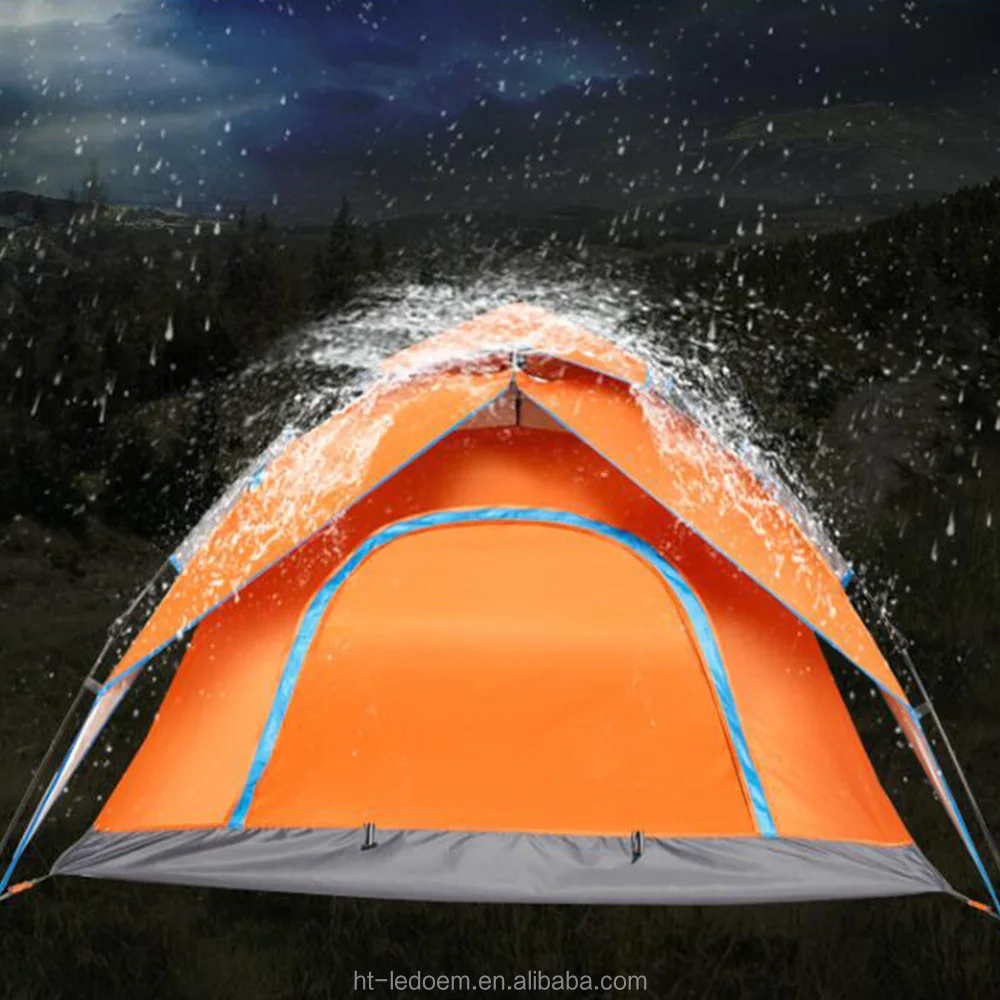 Waterproof Automatic Hydraulic Tent 34 Person Instant Setup Camping