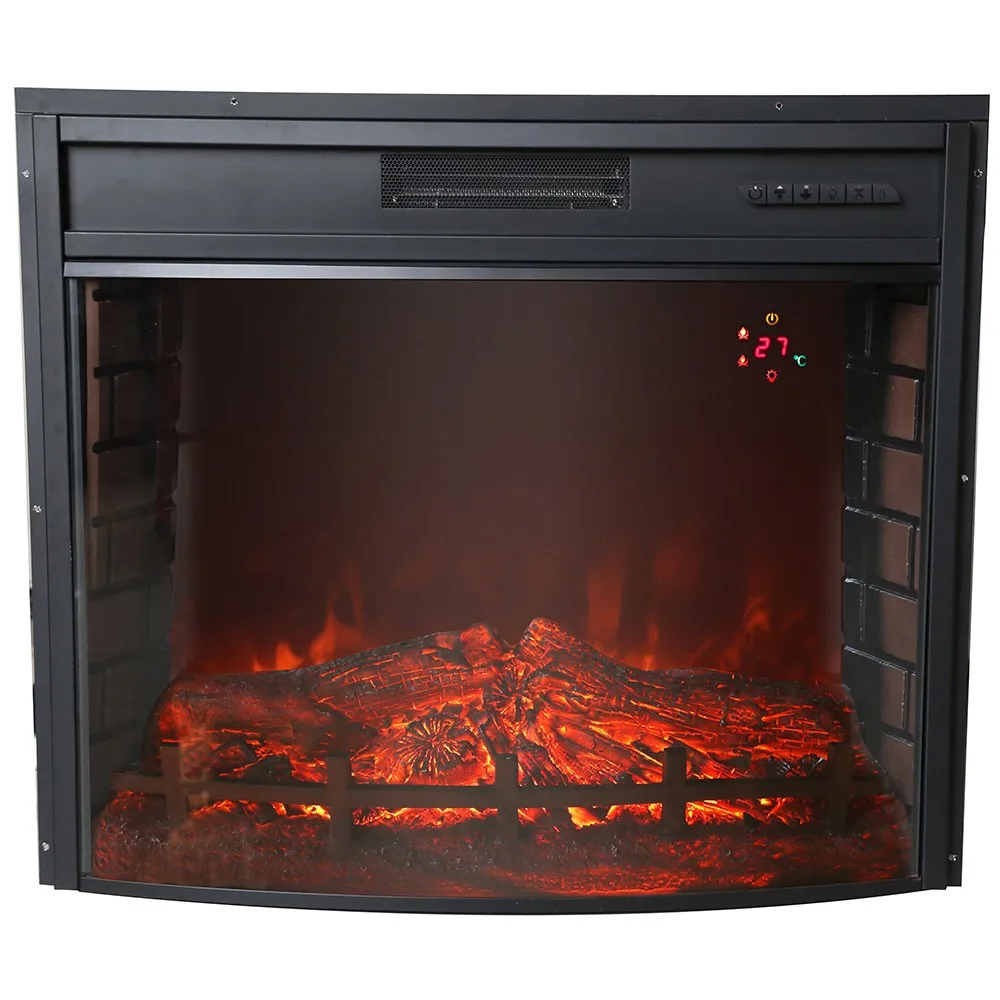 Curve Shape Etl Certificated Decor Flame Electric Fireplace Heater