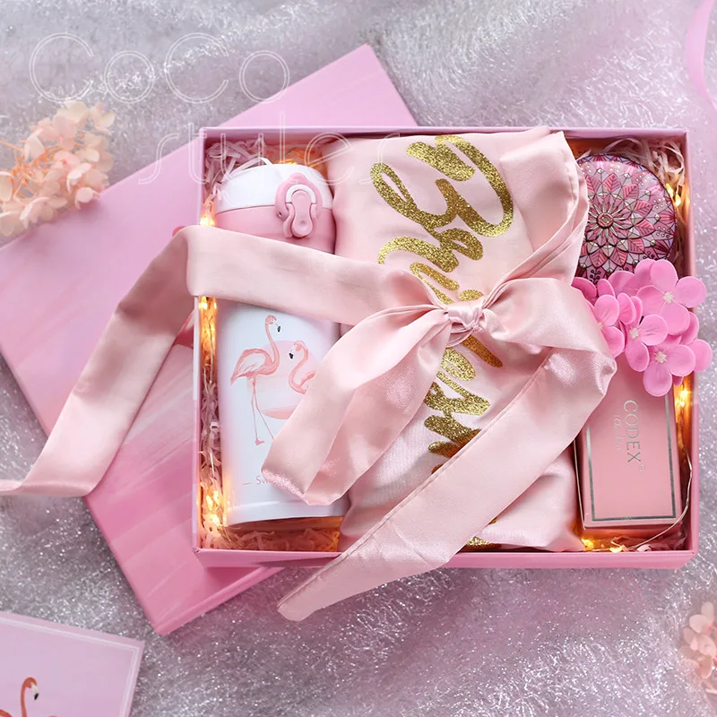 Cocostyles Romantic Dreamlike Lovely Pink Gift Sets With Bags Vacuum 